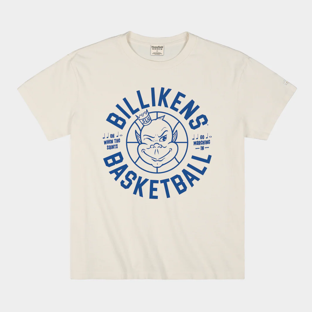 Saint Louis Billikens Basketball Saints Vintage Heavyweight Tee
