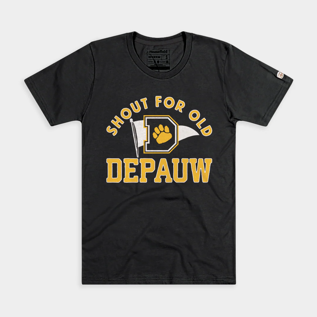 "Shout for Old DePauw" Throwback Tee