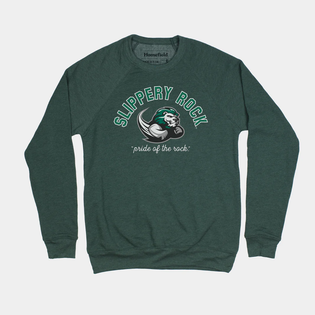 Slippery Rock "Pride of the Rock" Crewneck