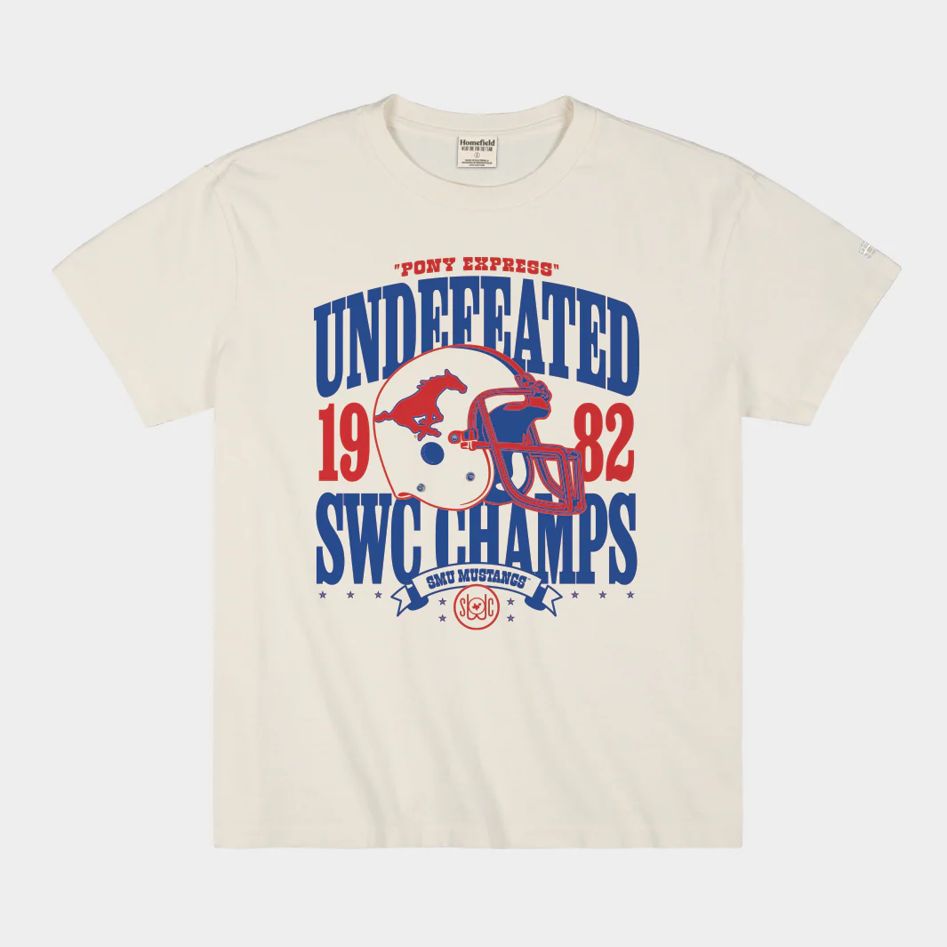 SMU Football 1982 Pony Express Vintage Heavyweight Tee