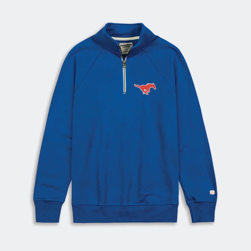 SMU Mustangs Classic Logo Quarter Zip