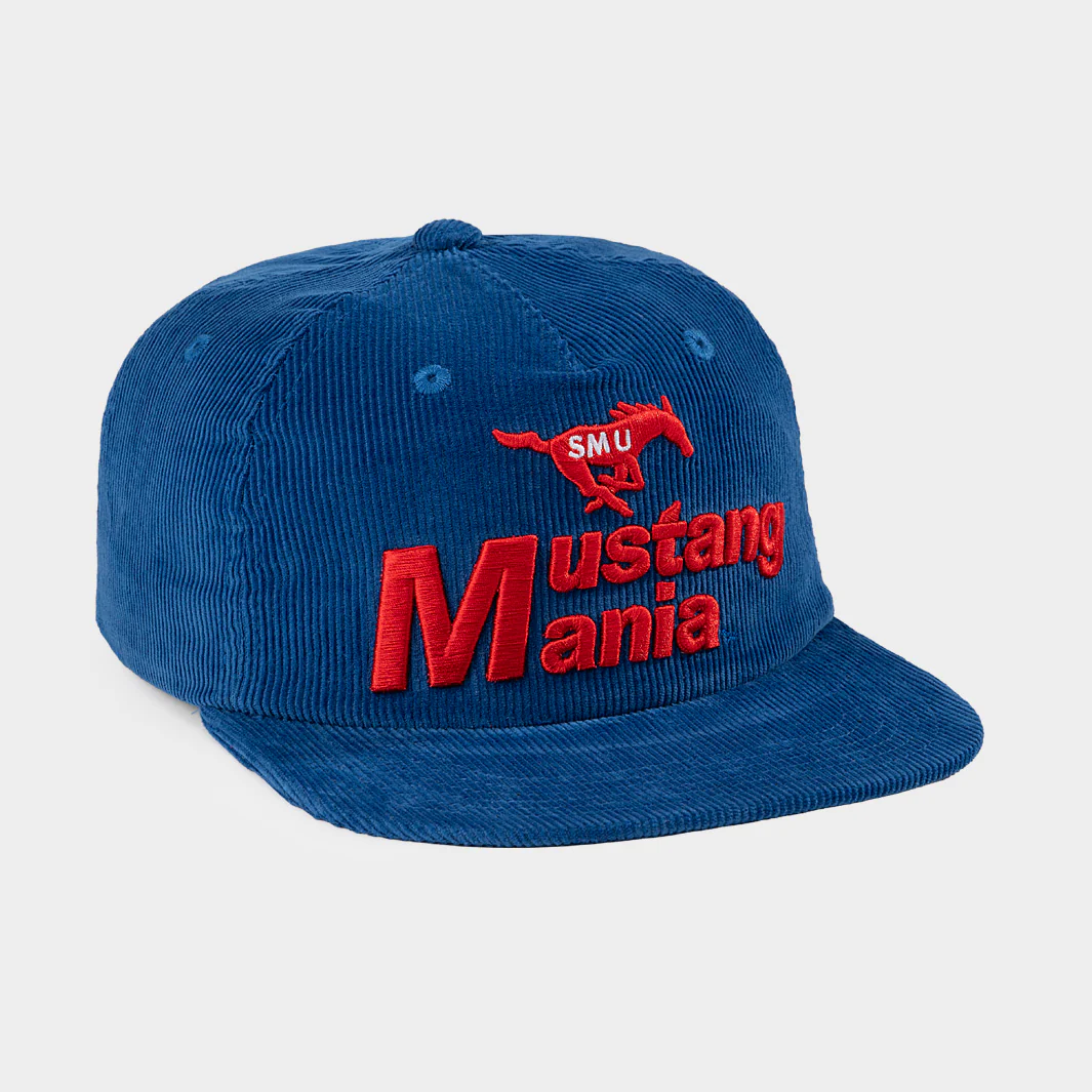 SMU Retro Mustang Mania Corduroy Hat - Image 2