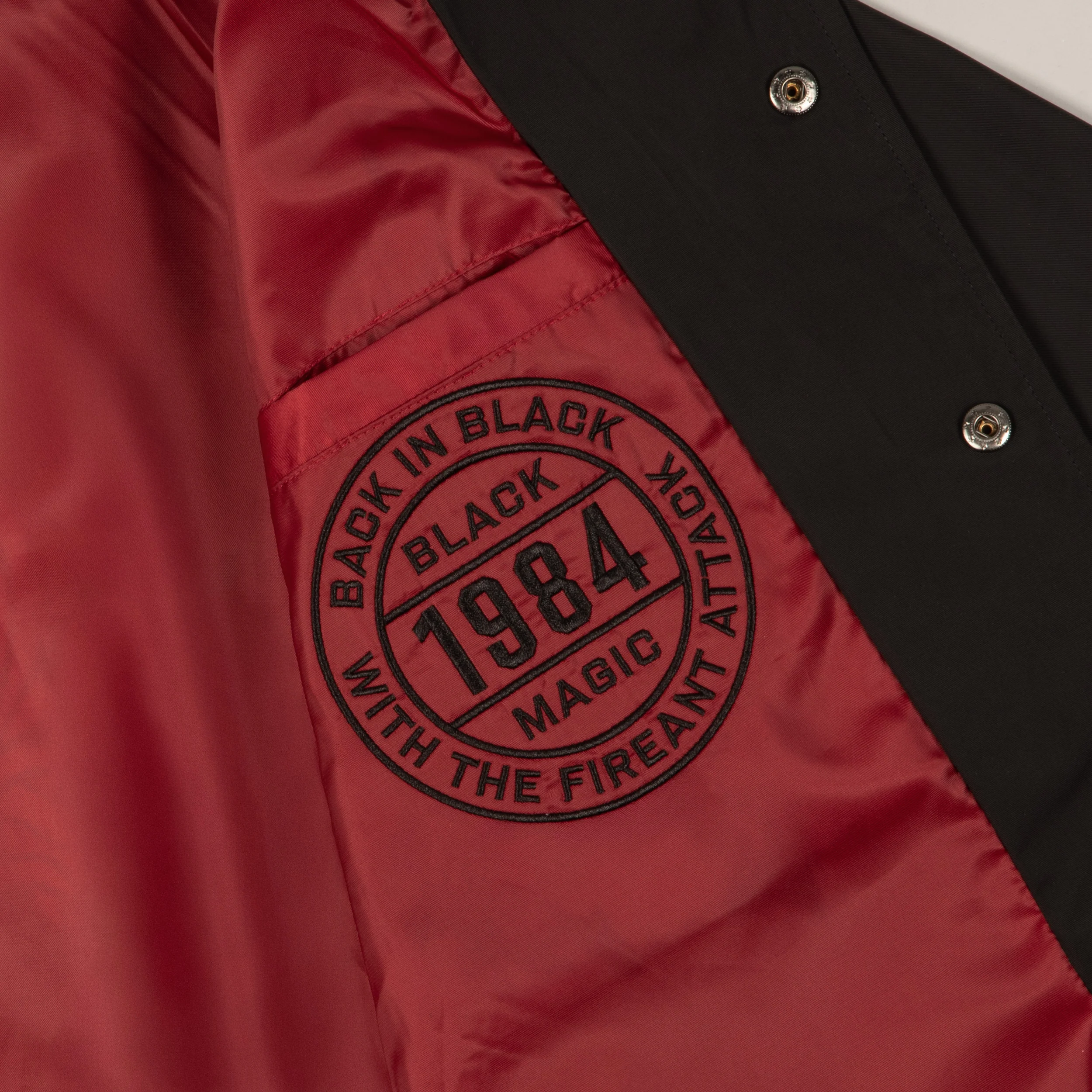 South Carolina Gamecocks Football Blackout Bomber Jacket - Image 3
