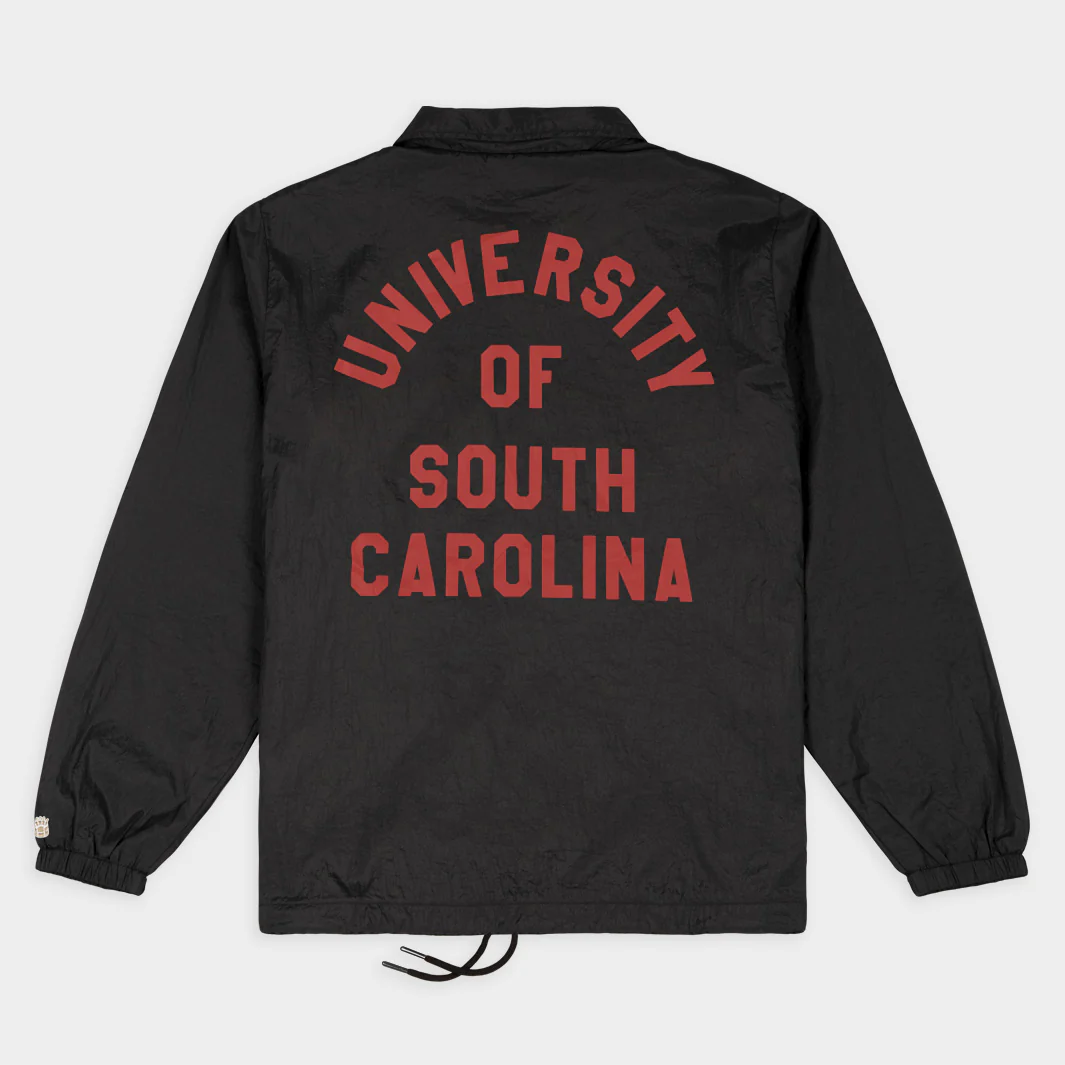 South Carolina Gamecocks Vintage Logo Coaches Jacket - Image 2