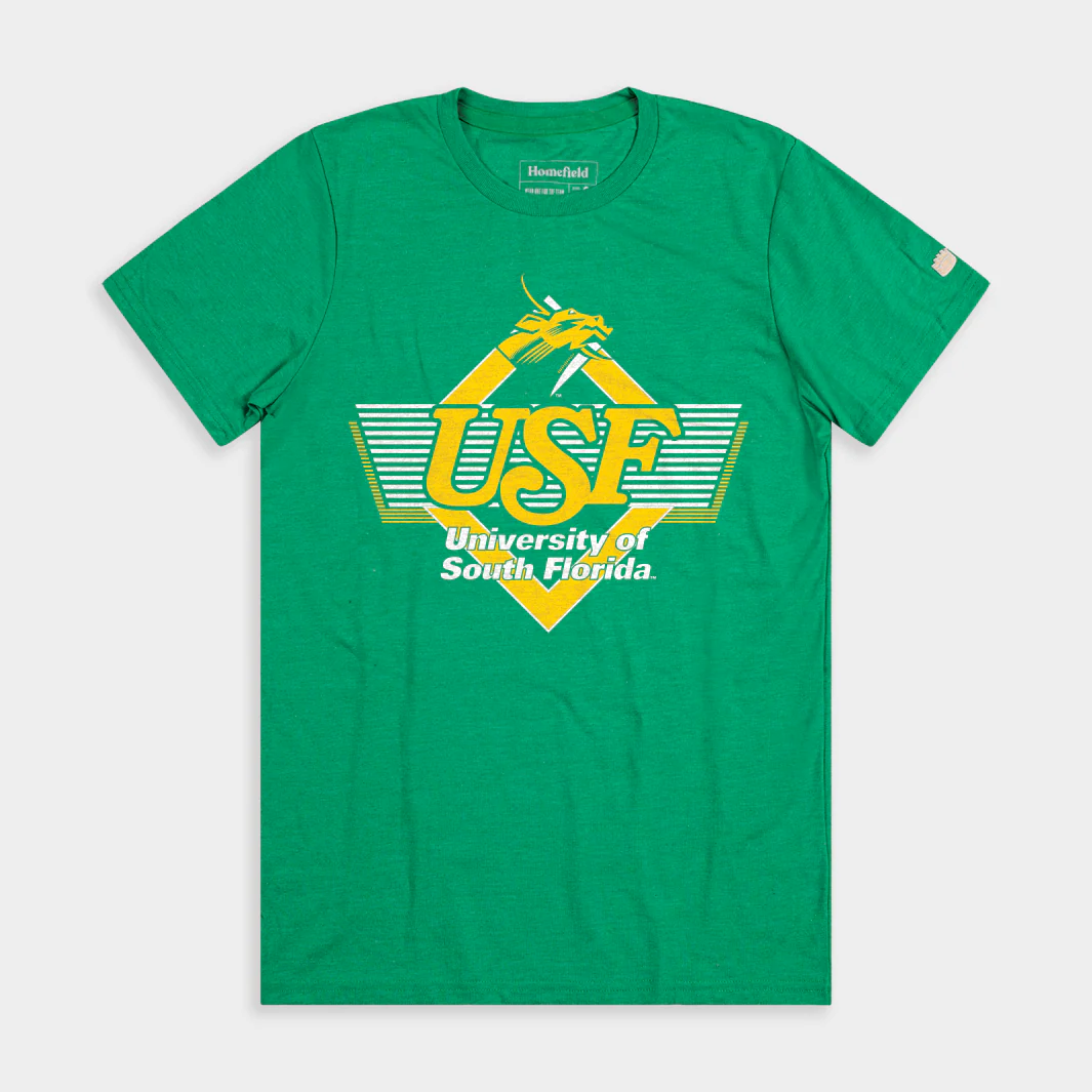 South Florida USF Bulls Golden Brahman Logo Tee