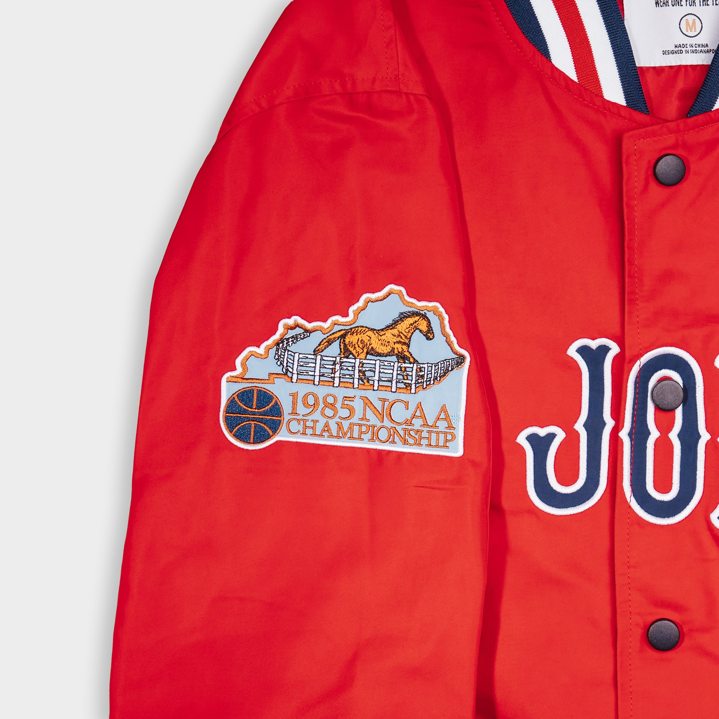 St. John's 1985 Men's Basketball NCAA Bomber Jacket - Image 3