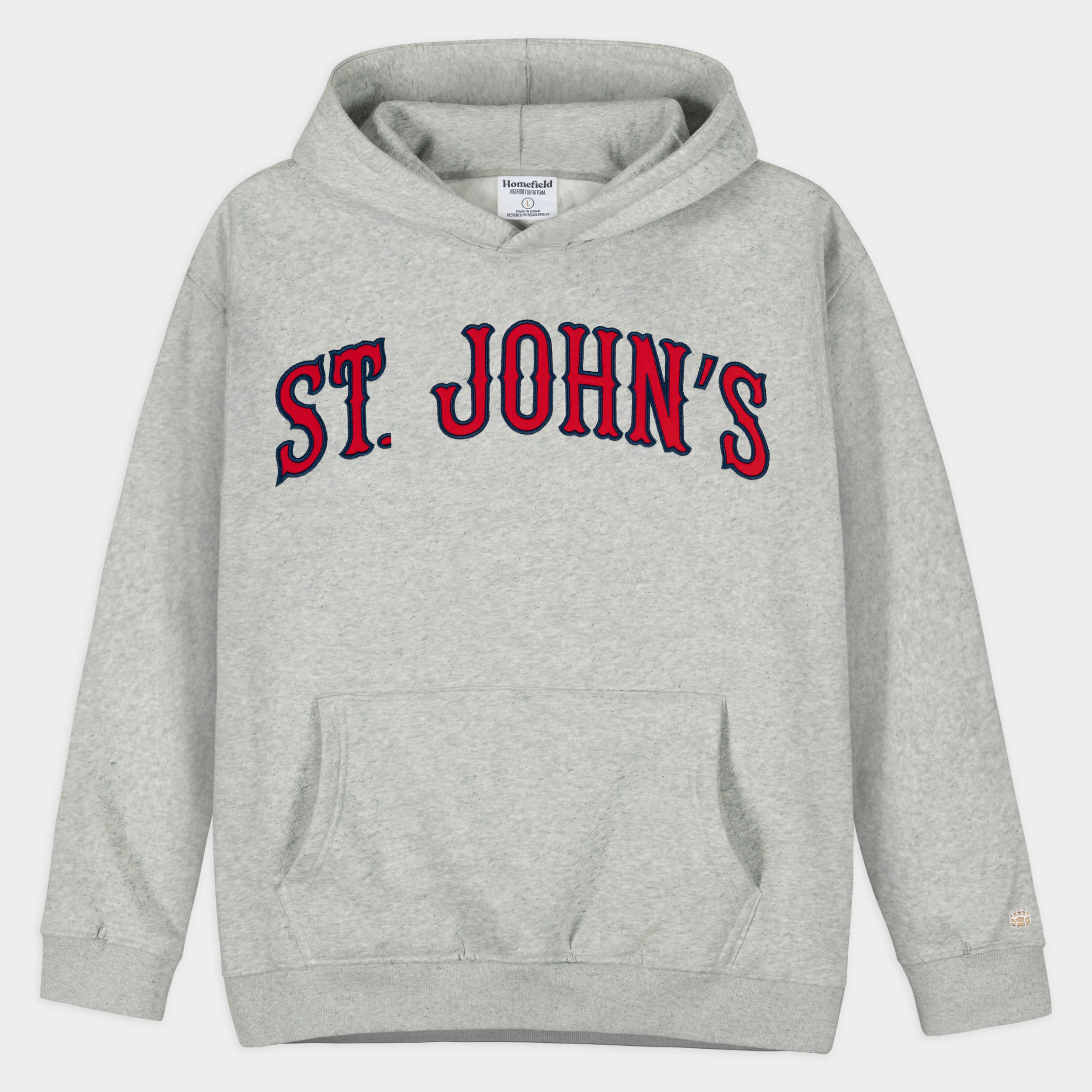 St. John's Red Storm 1980s Applique Heavyweight Hoodie