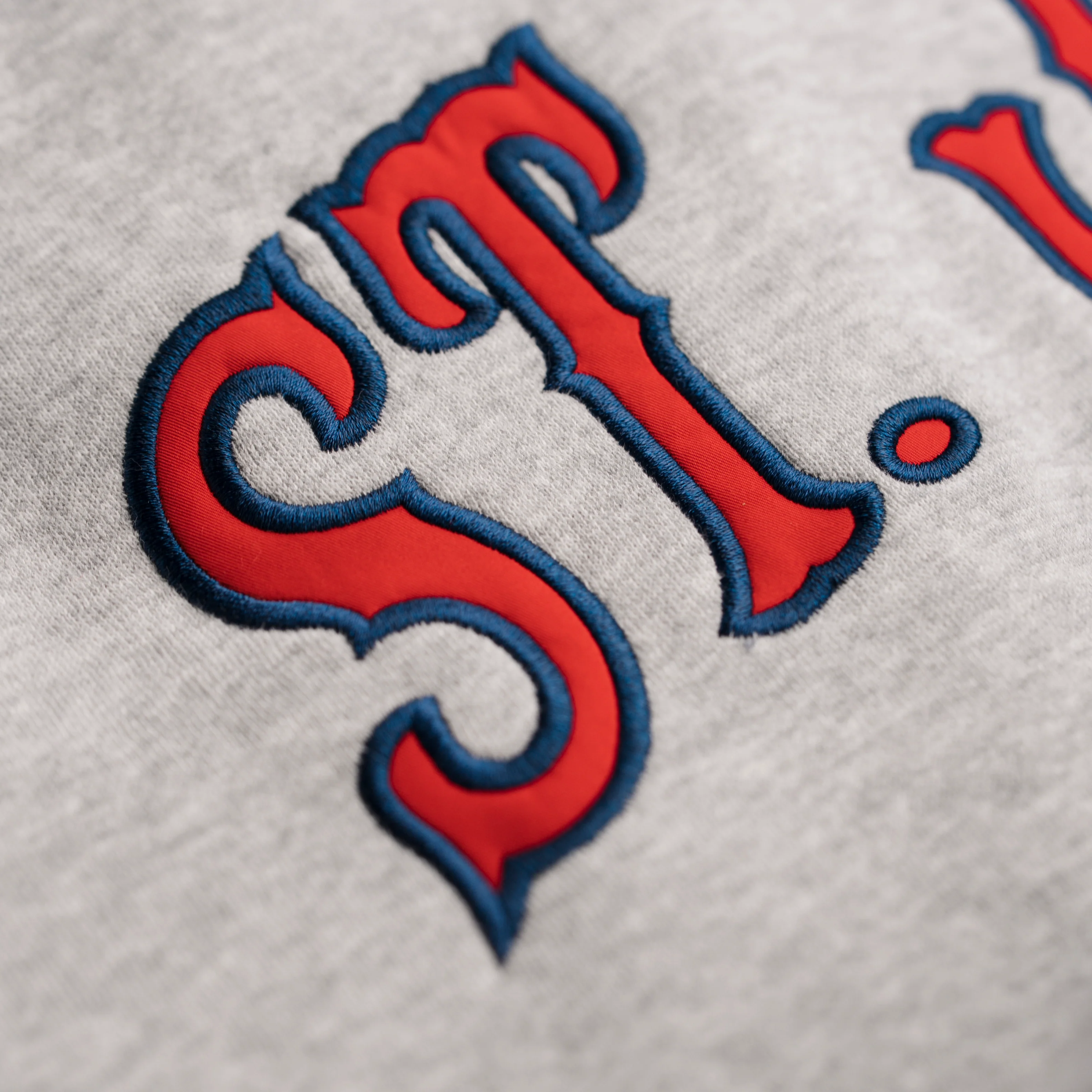 St. John's Red Storm 1980s Applique Heavyweight Hoodie - Image 2