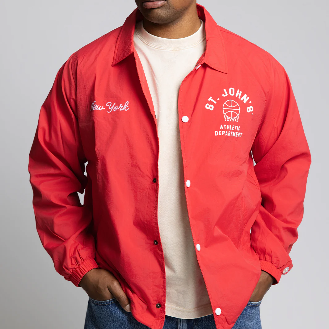 St. John's Red Storm Basketball 1970s Coaches Jacket - Image 4