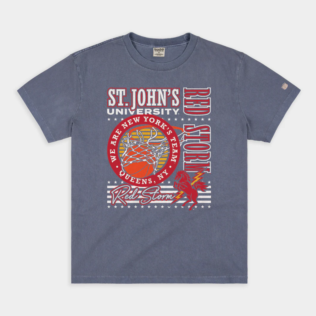 St. John's Red Storm "New York's Team" Heavyweight Tee