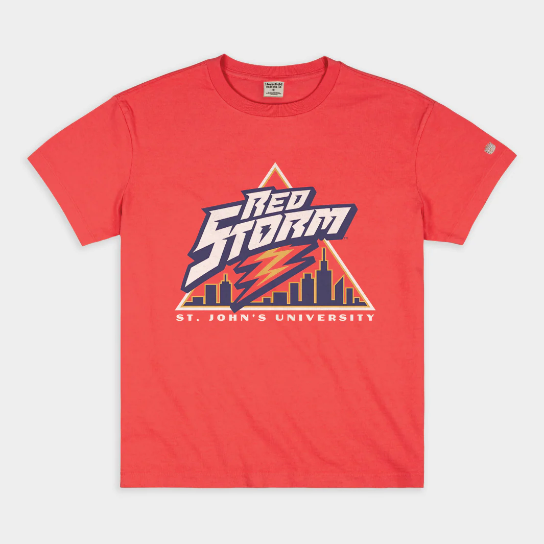 St. John's Red Storm Skyline Vintage Heavyweight Tee