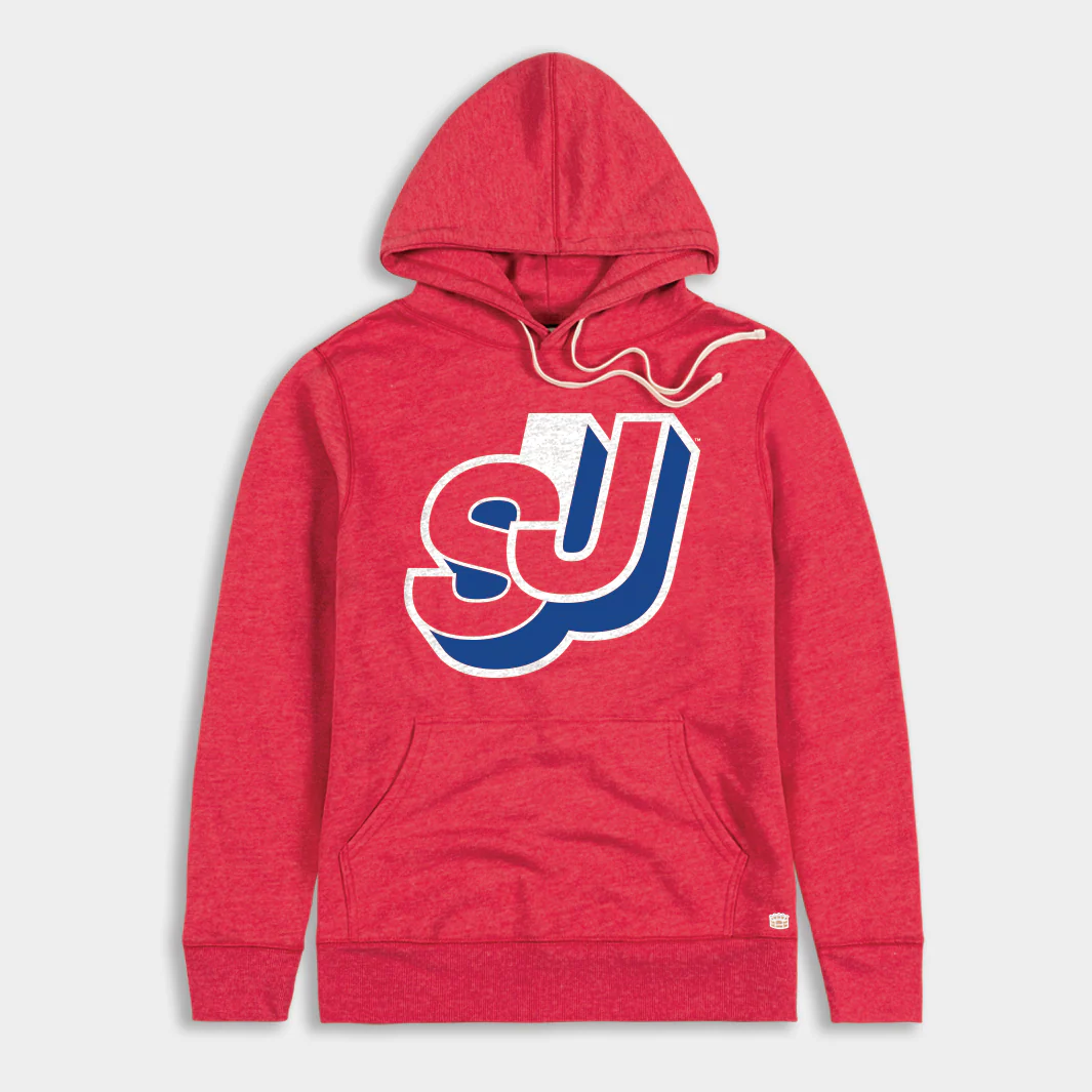 St. John's Red Storm Vintage "SJ" Logo Hoodie