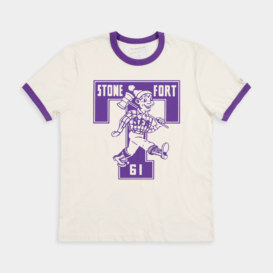Stephen F. Austin 1961 Stone Fort Ringer Tee