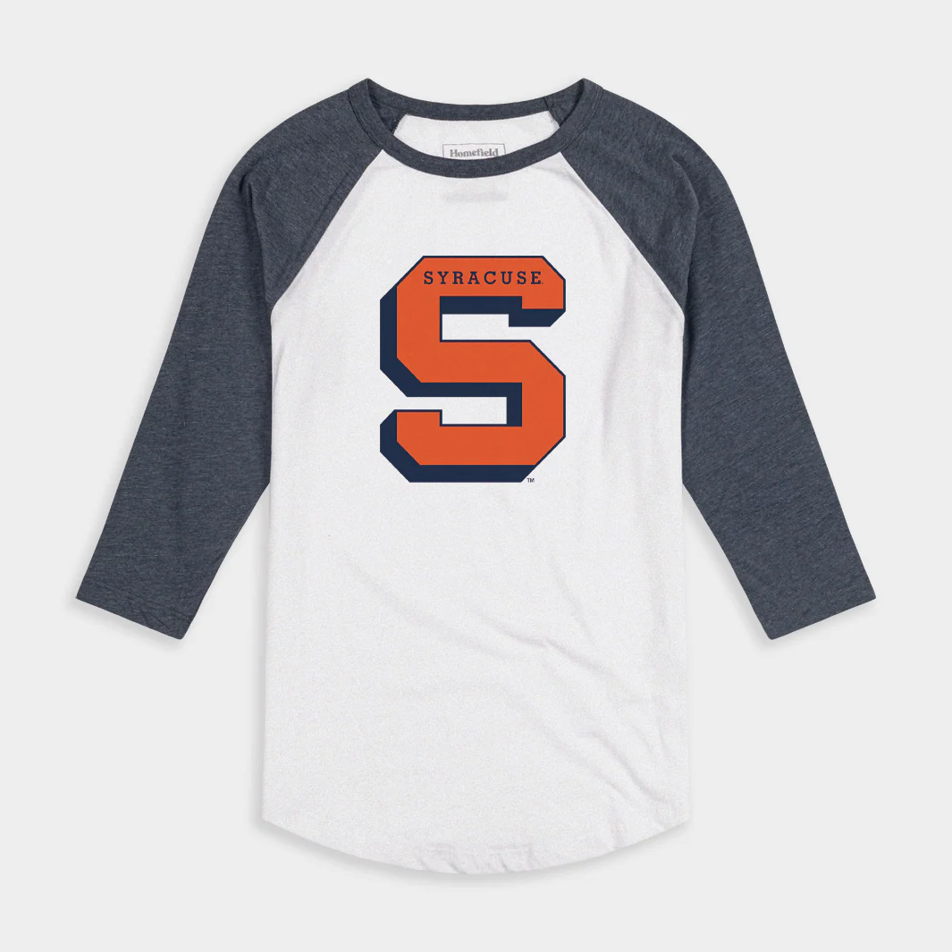 Syracuse Block "S" Baseball Tee