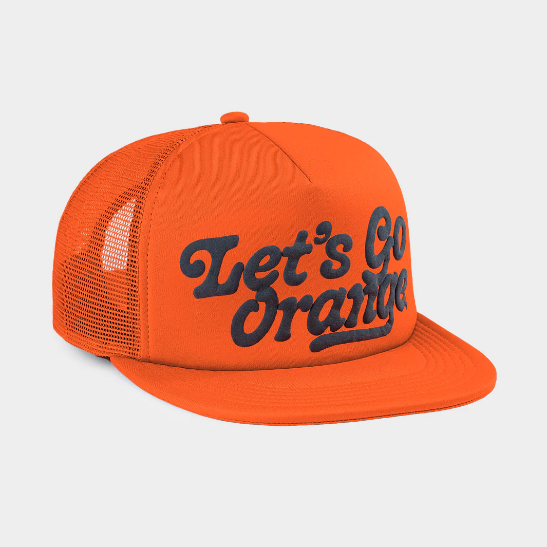 Syracuse "Let's Go Orange" Puff Ink Trucker Hat - Image 2