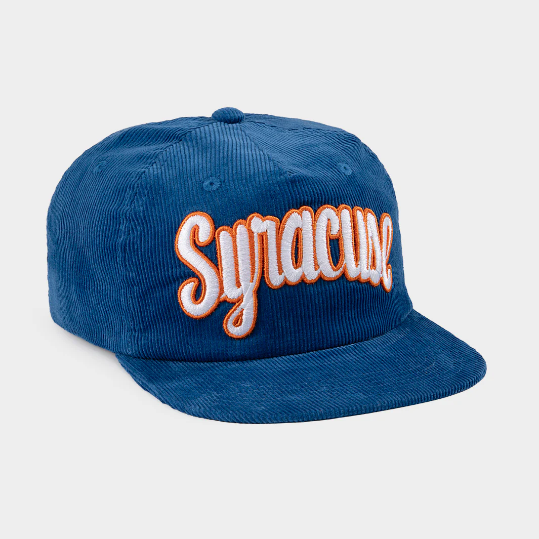 Syracuse Orange Arched Script Corduroy Hat - Image 2