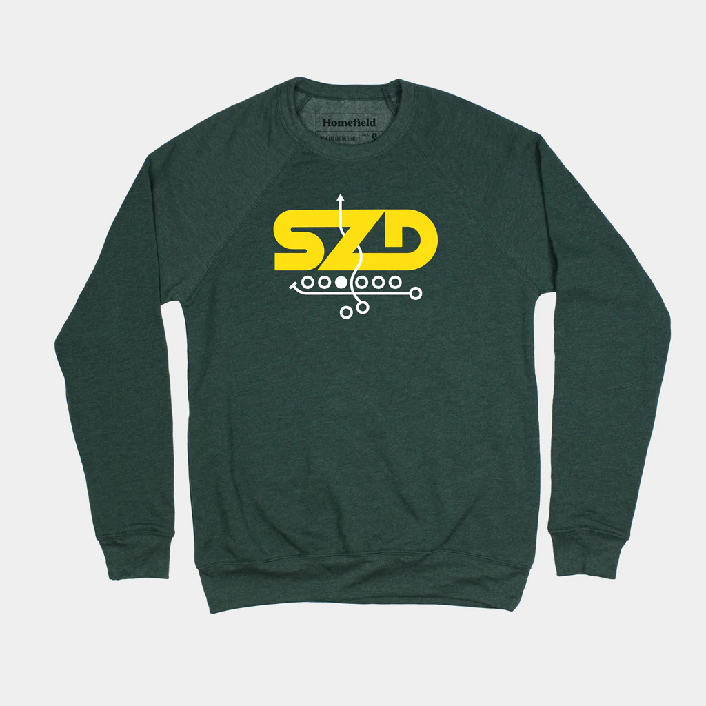 Split Zone Duo Logo Crewneck