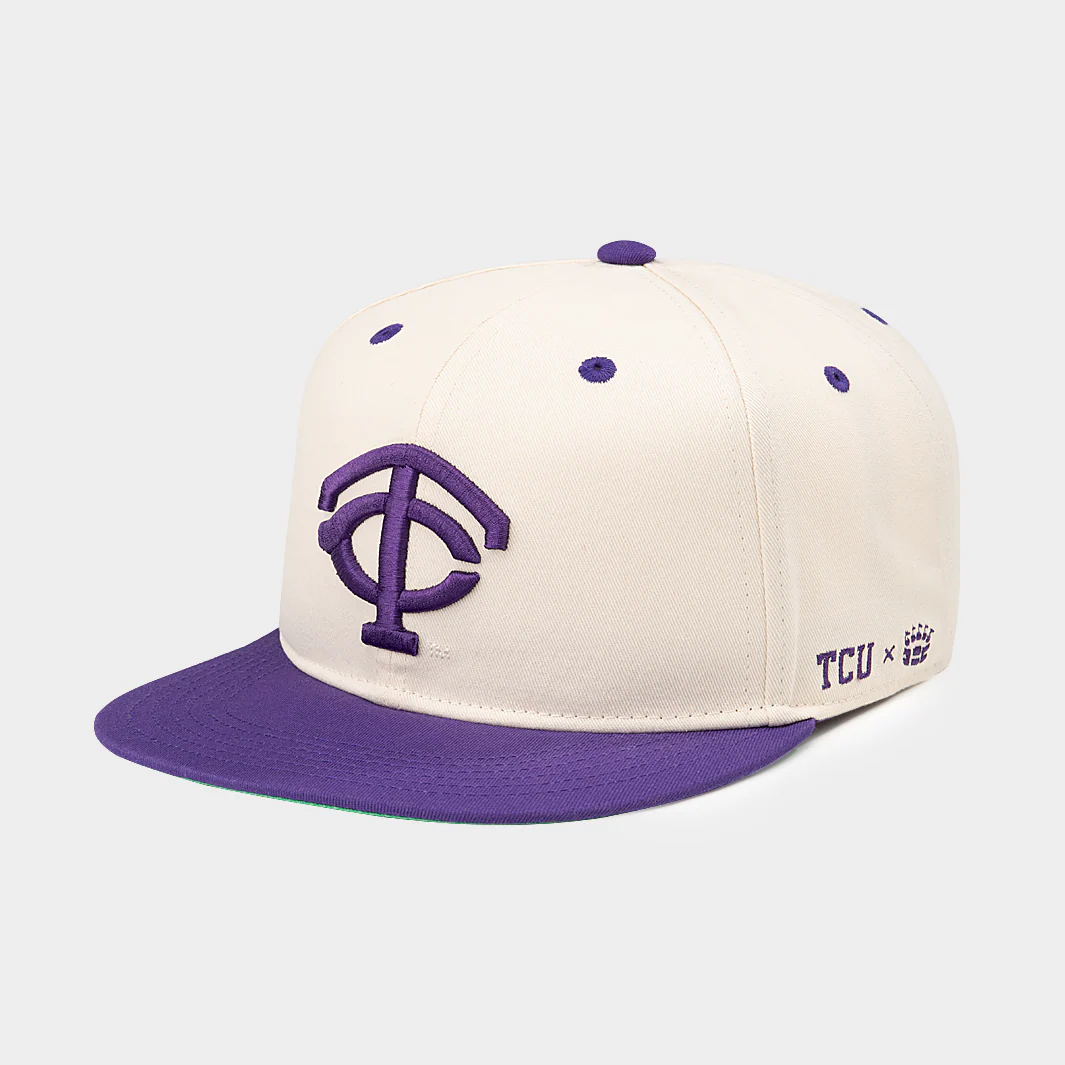 TCU Baseball Monogram "TC" Two-Tone Snapback