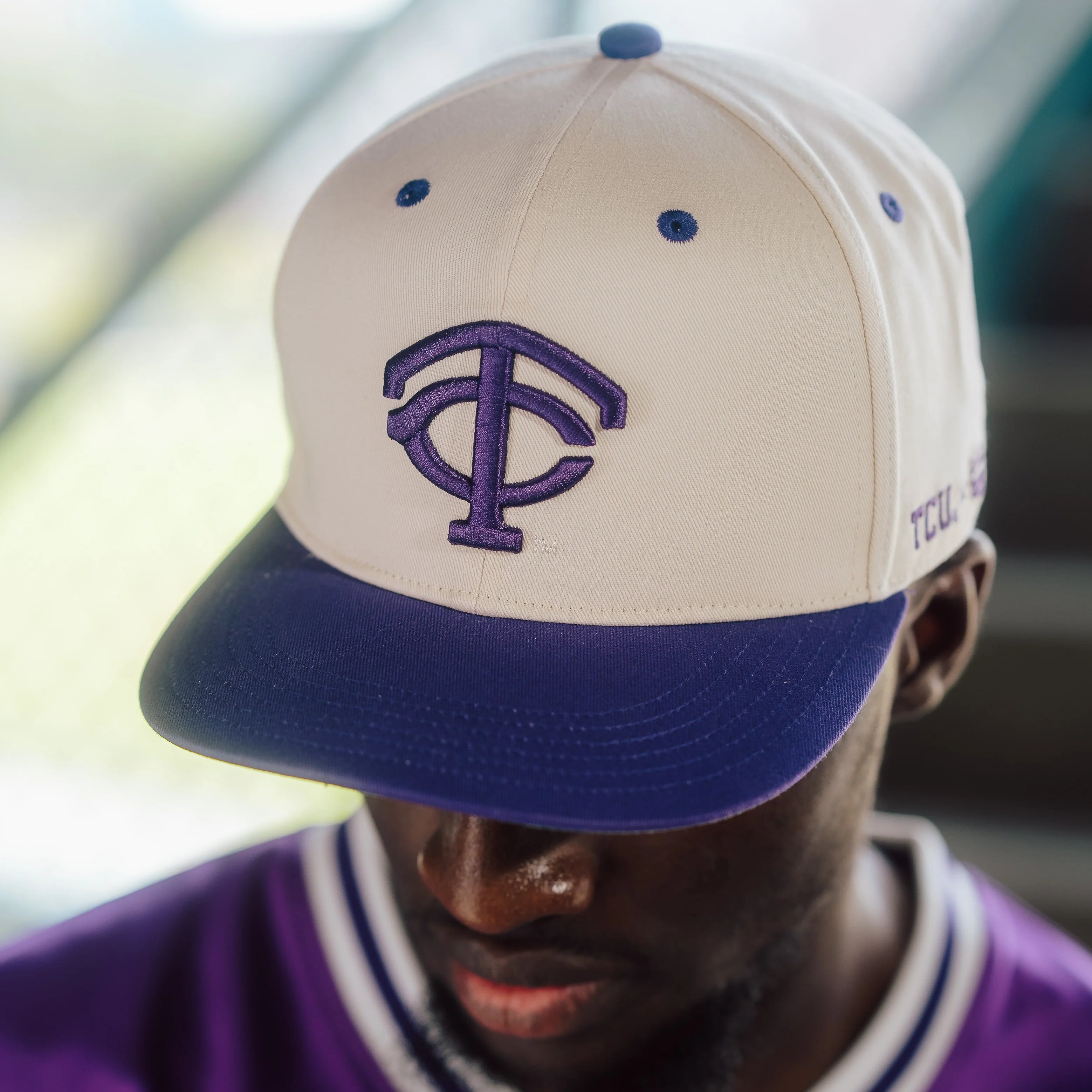 TCU Baseball Monogram "TC" Two-Tone Snapback - Image 4