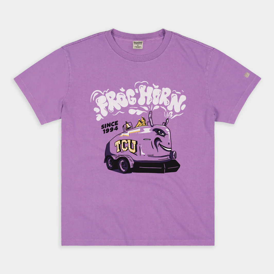 TCU Frog Horn Vintage Heavyweight Tee