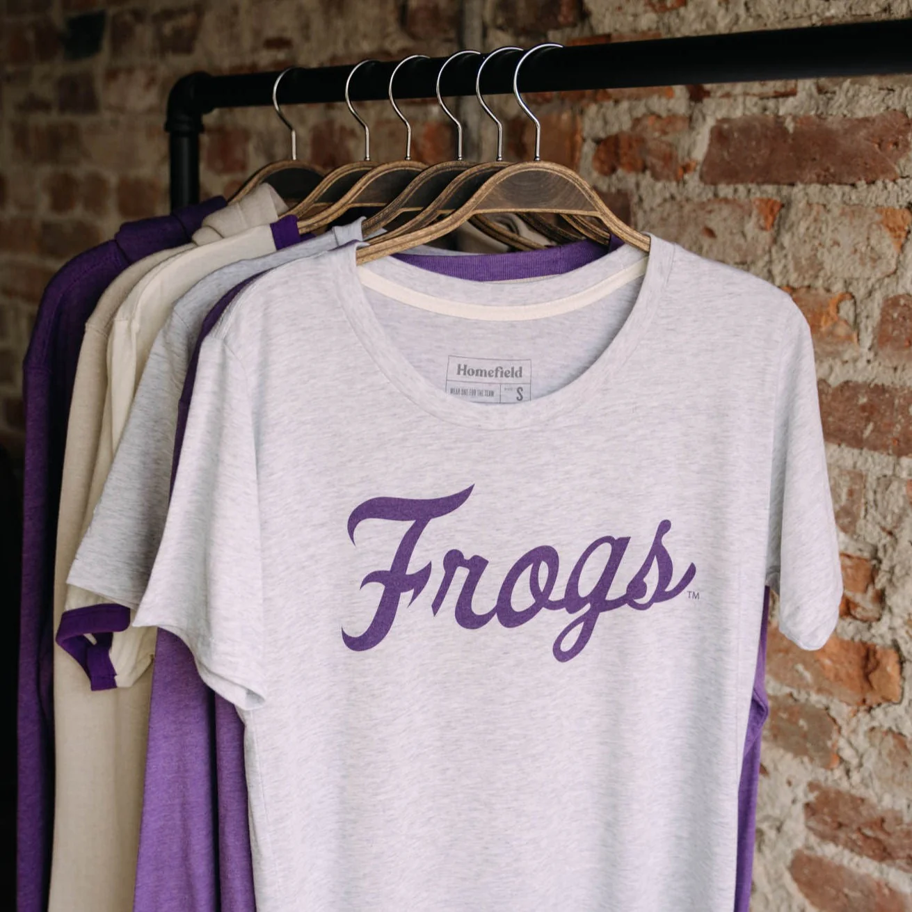 TCU Frogs Baseball Script Women's Tee - Image 2