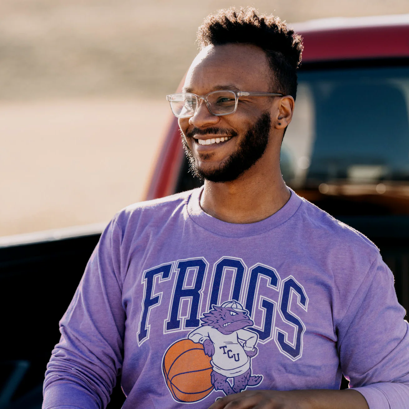 TCU Horned Frogs Basketball Long Sleeve - Image 2