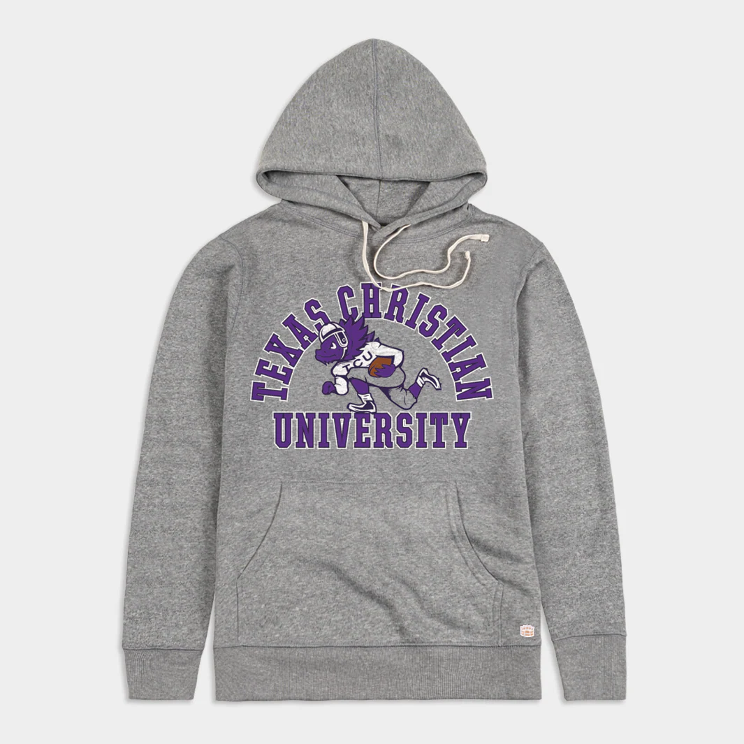 TCU Horned Frogs Retro Football Frog Hoodie