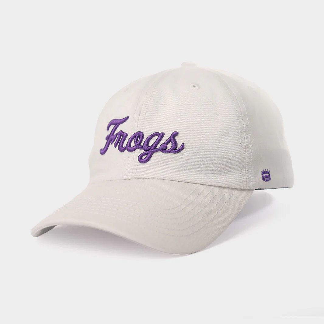 TCU Horned Frogs Vintage Script Dad Hat