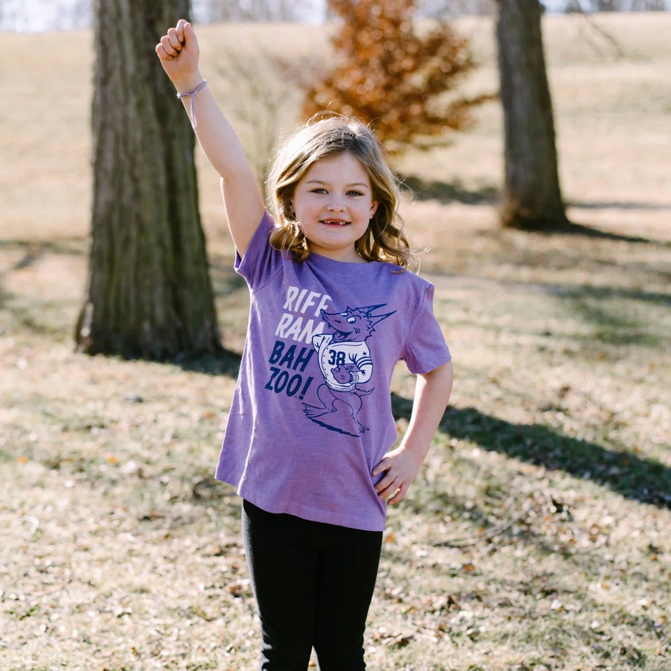 TCU "Riff Ram Bah Zoo" Youth Tee - Image 2