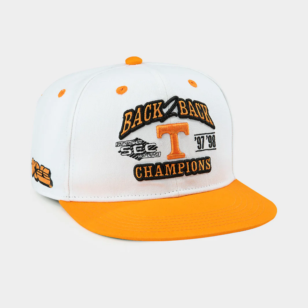 Tennessee Football SEC Back-to-Back Champs 1997-98 Snapback Hat - Image 2
