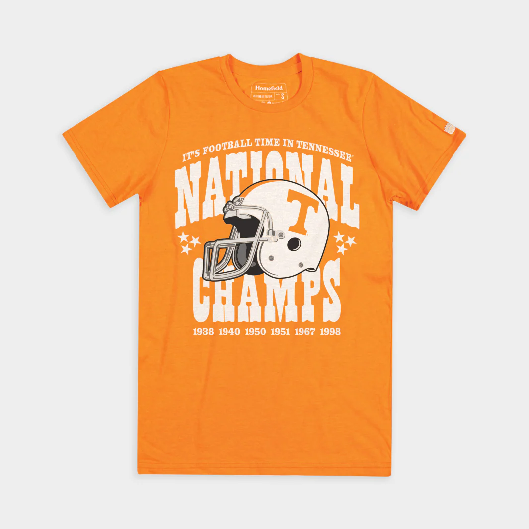 Tennessee Football Six-Time National Champs Tee