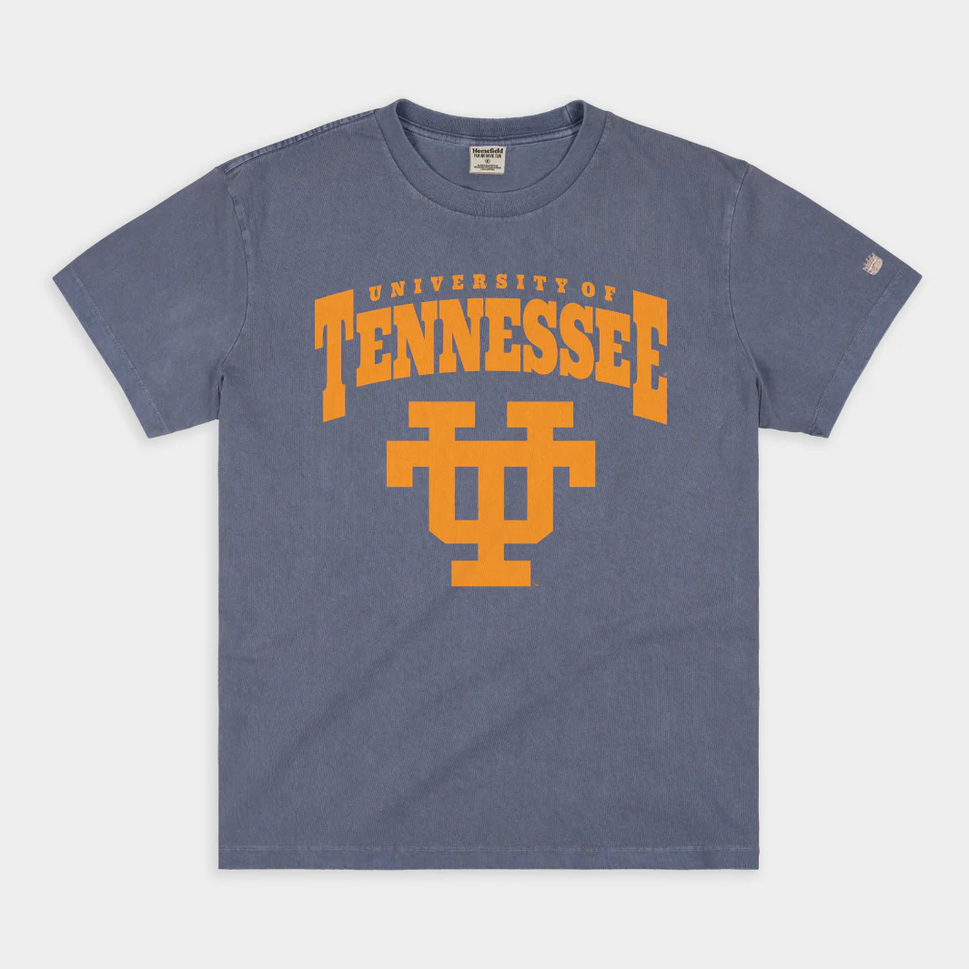 Tennessee Interlocking UT Vintage Heavyweight Navy Tee