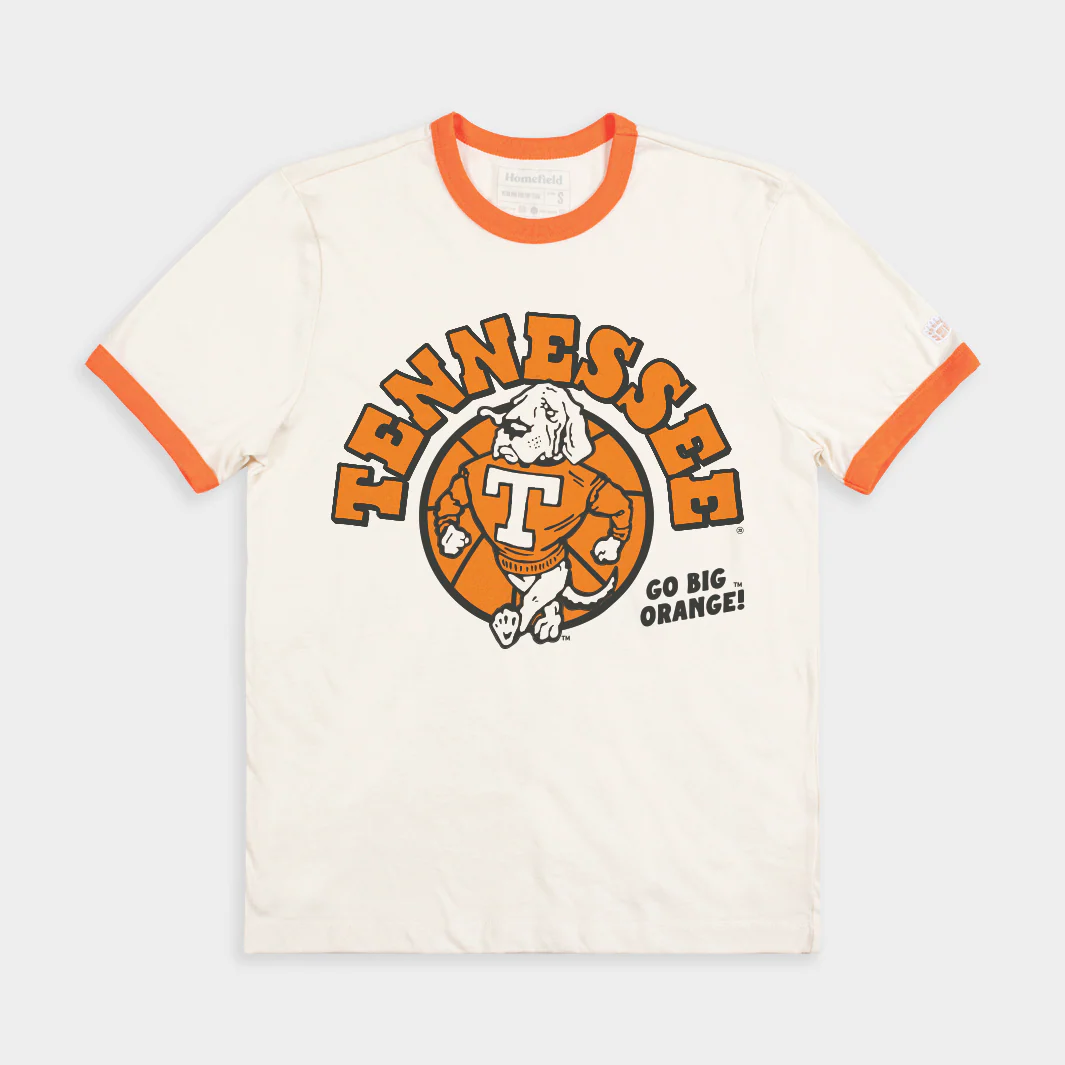 Tennessee Vols Basketball Smokey Ringer Tee