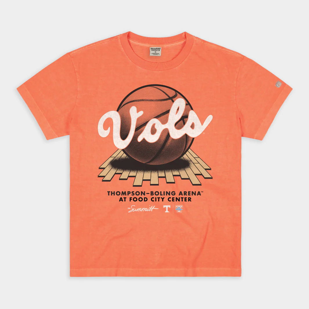 Tennessee Vols Thompson-Boling Arena "The Summitt" Vintage Heavyweight Tee