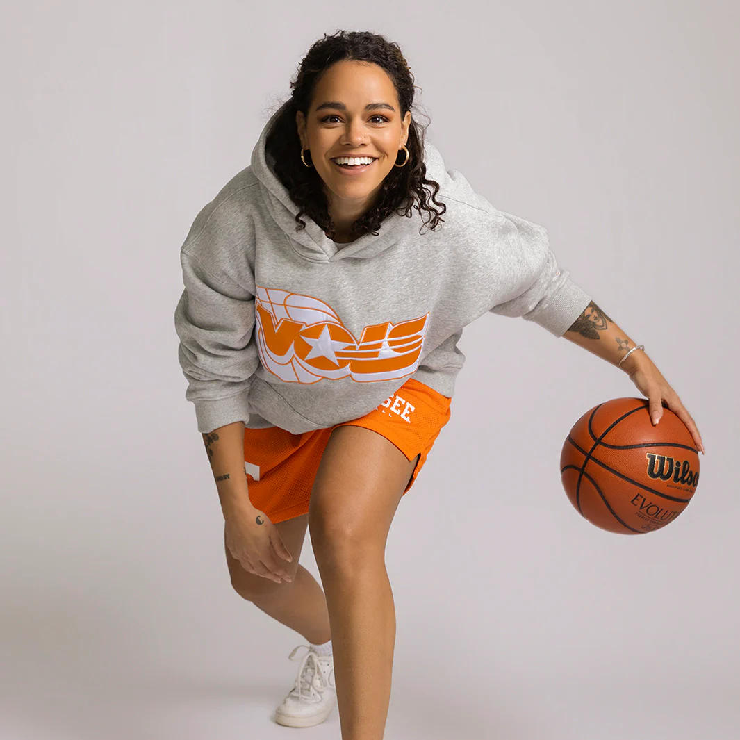 Tennessee Volunteers 1980s Applique Heavyweight Hoodie - Image 4