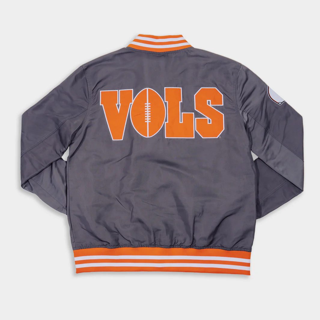 Tennessee Volunteers Football Smokey Grey Bomber Jacket - Image 2