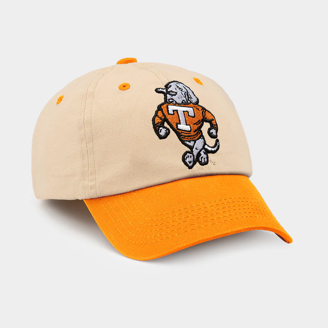 Tennessee Volunteers Retro Smokey Logo Two-Tone Dad Hat - Image 2