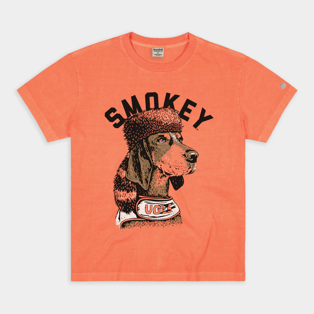 Tennessee Volunteers Smokey Mascot Illustration Heavyweight Tee