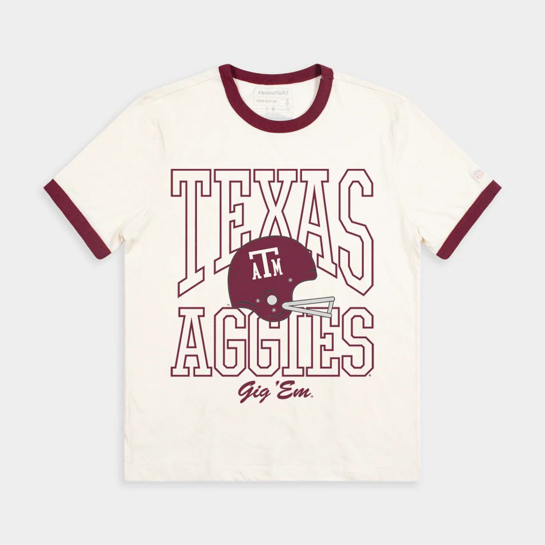 Texas A&M Aggies 1975 Football Ringer Tee
