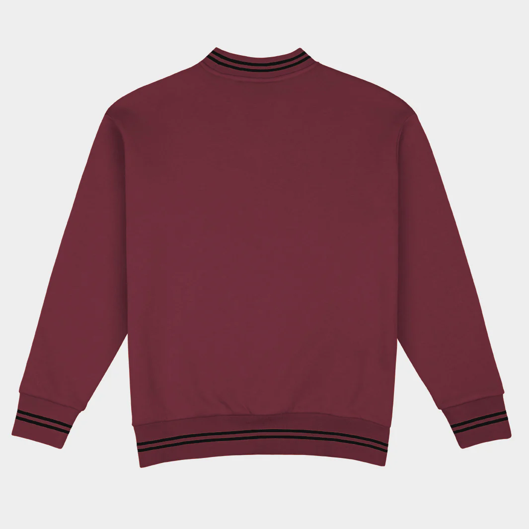 Texas A&M Football Embroidered Tri-Stripe Crewneck - Image 2