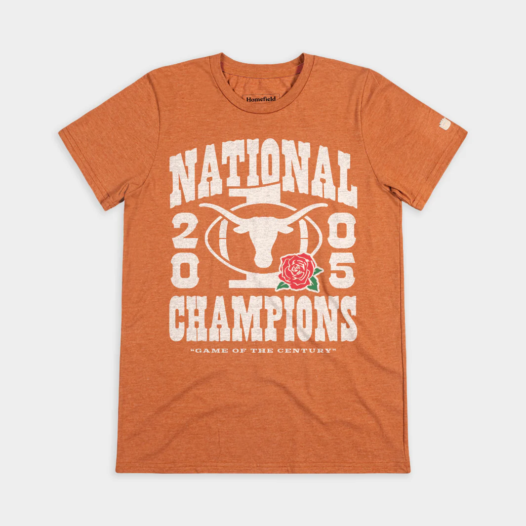 Texas "Game of the Century" 2005 National Champs Tee