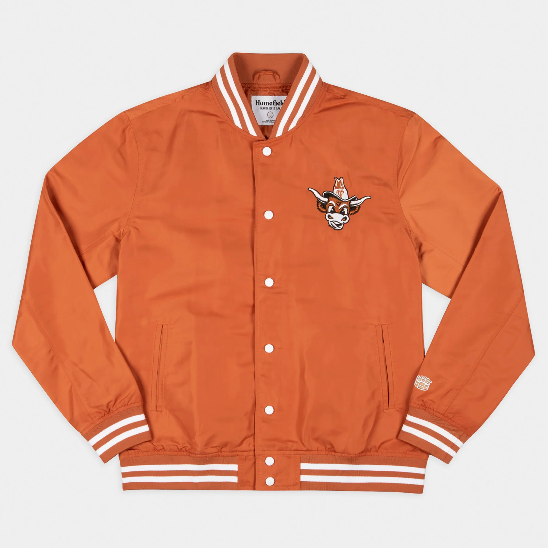 Texas Longhorns Arched Bomber Jacket