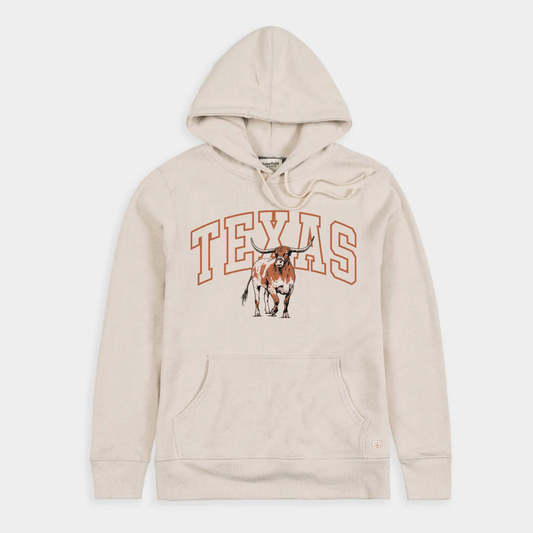 Texas Longhorns Bevo Illustration Hoodie