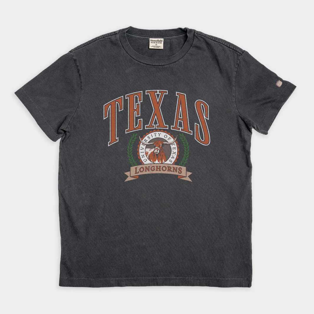 Texas Longhorns Retro Crest Heavyweight Tee