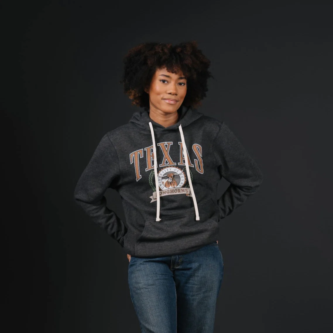 Texas Longhorns Retro Crest Hoodie - Image 2