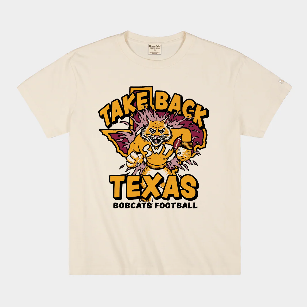 Texas State Bobcats Football "Take Back Texas" Heavyweight Tee