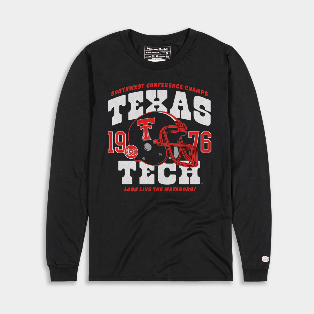 Texas Tech Football 1976 SWC Champs Long Sleeve