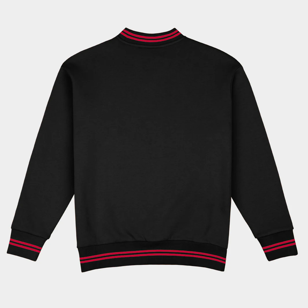 Texas Tech Football Embroidered Tri-Stripe Crewneck - Image 2