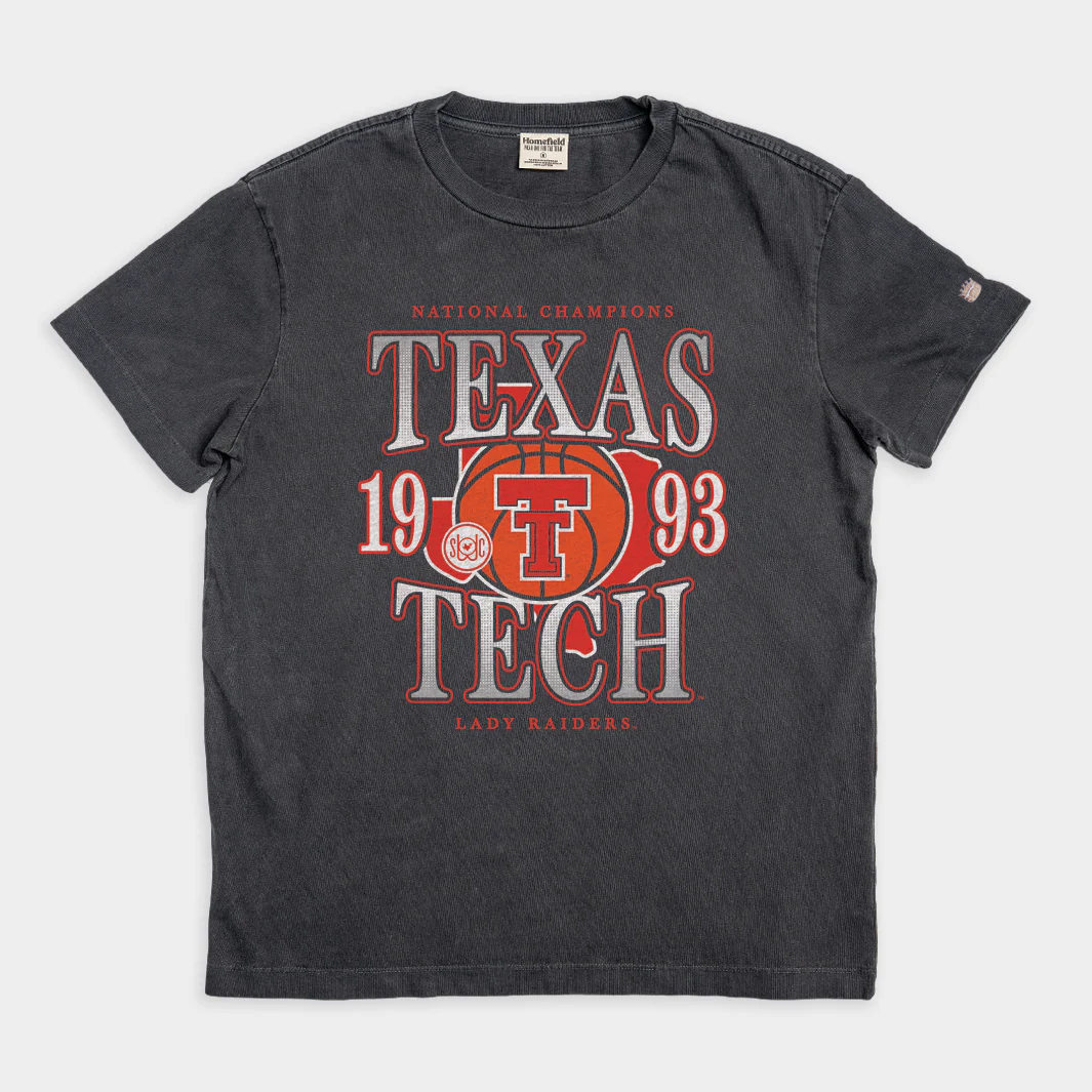 Texas Tech Women's Basketball 1993 National Champs Heavyweight Tee