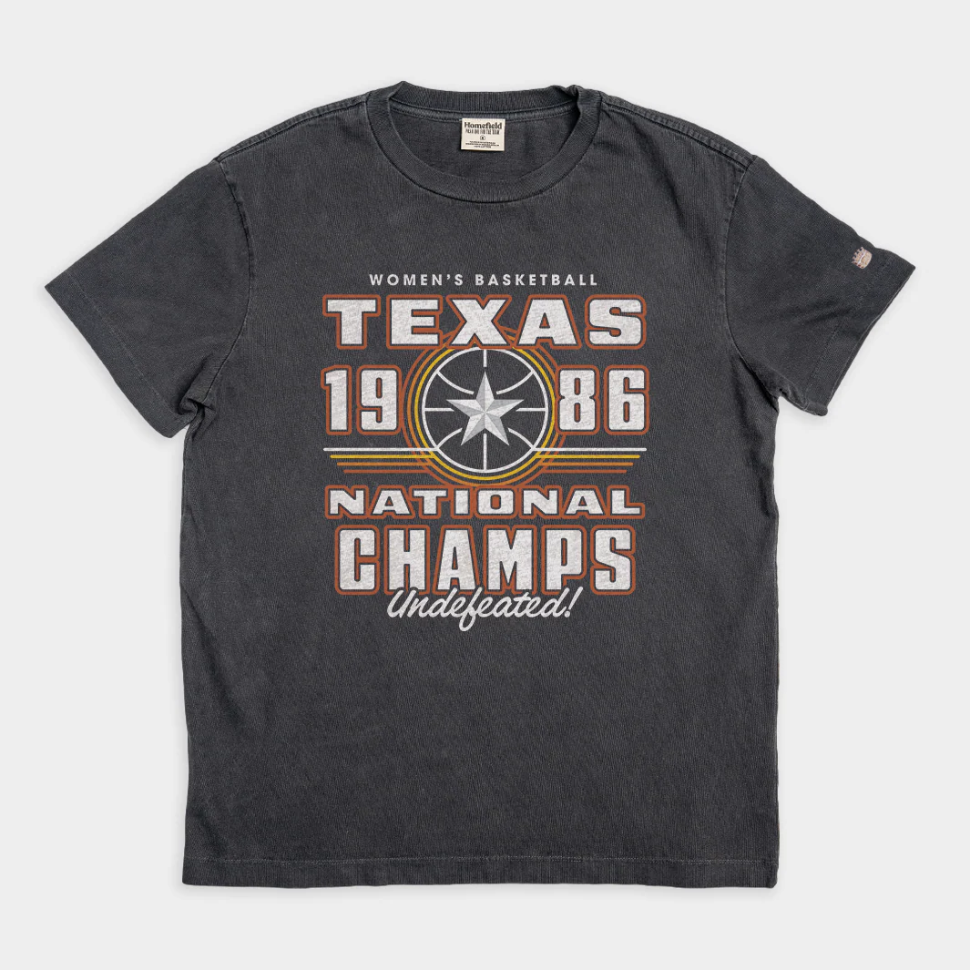 Texas Women's Basketball 1986 National Champs Heavyweight Tee